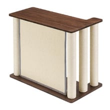 Lumi Side Table with Left Cat Scratching Board
